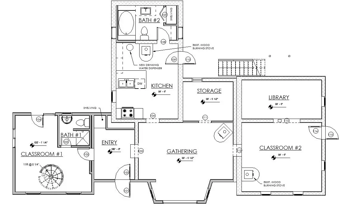 Existing Conditions phase of architectural design