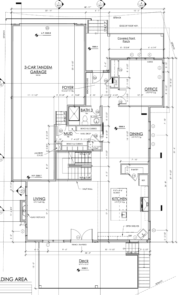 Residential floorplan